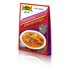 2in1 Panang Curry Paste with Creamed Coconut Lobo