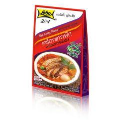 2in1 Red Curry Paste with Creamed Coconut Lobo