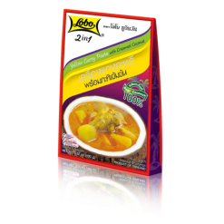 2in1 Yellow Curry Paste with Creamed Coconut Lobo